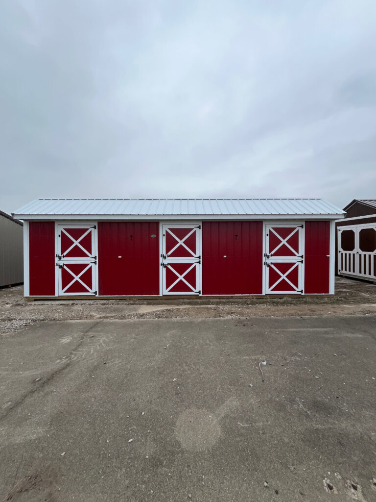 12 x 30 Classic Horse Barn (W/ Dutch Doors & Windows)