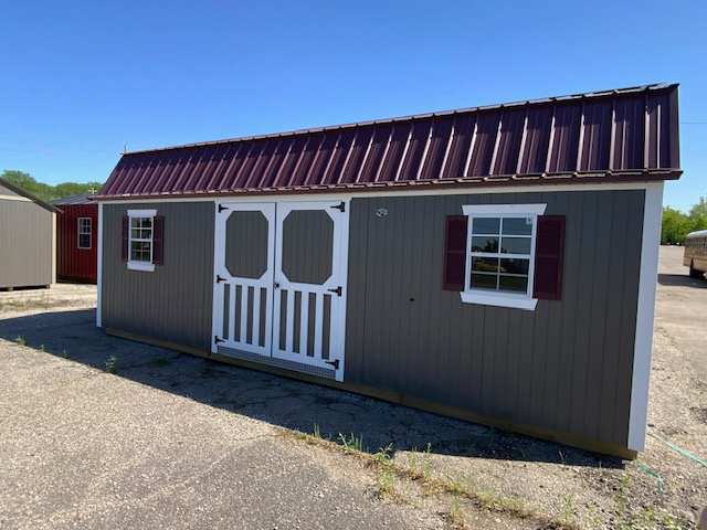 Elite Lofted Gambrel Garage 12×24 for Versatile Storage in Evansville, IN