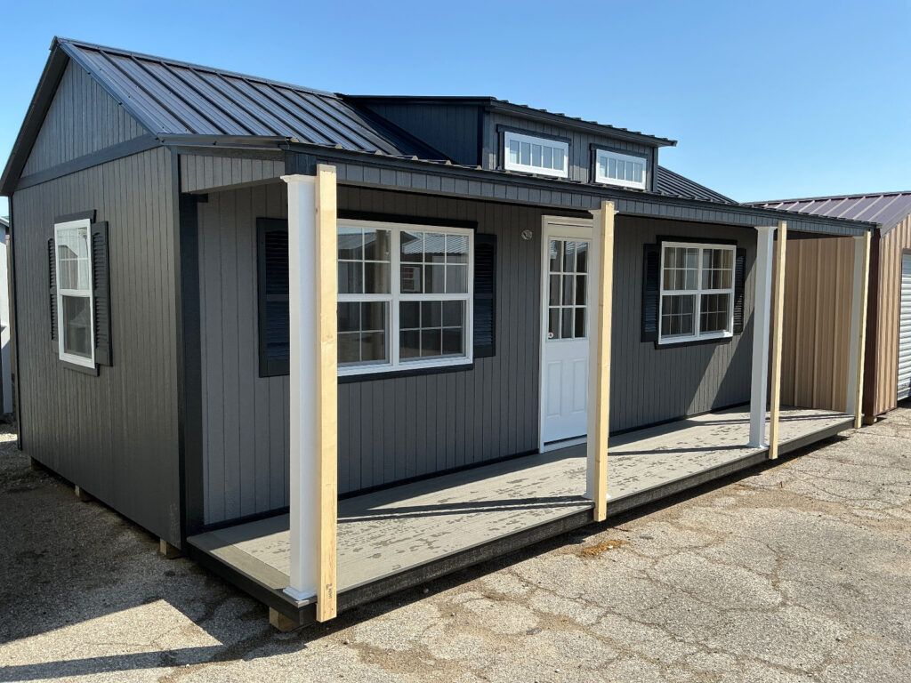 16 x 24 Elite Lake Front Cabin with dormer