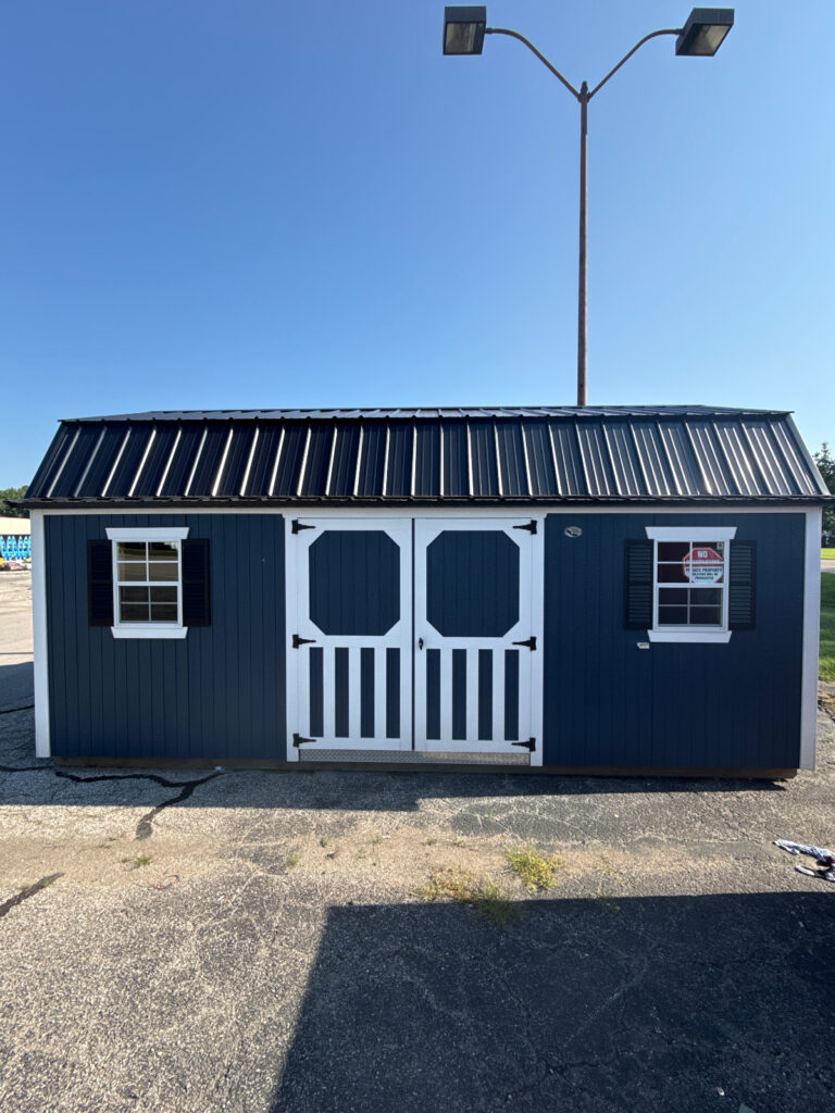 Elite Lofted Gambrel Garden Shed 12×20 – Seasonal Organization at Morgan Avenue in Evansville, IN