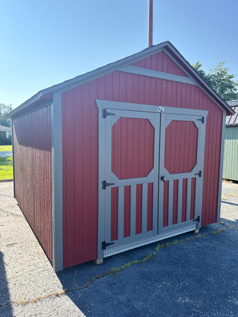 10×12 A-Frame Elite Shed for Small Space Organization at Morgan Avenue in Evansville, IN